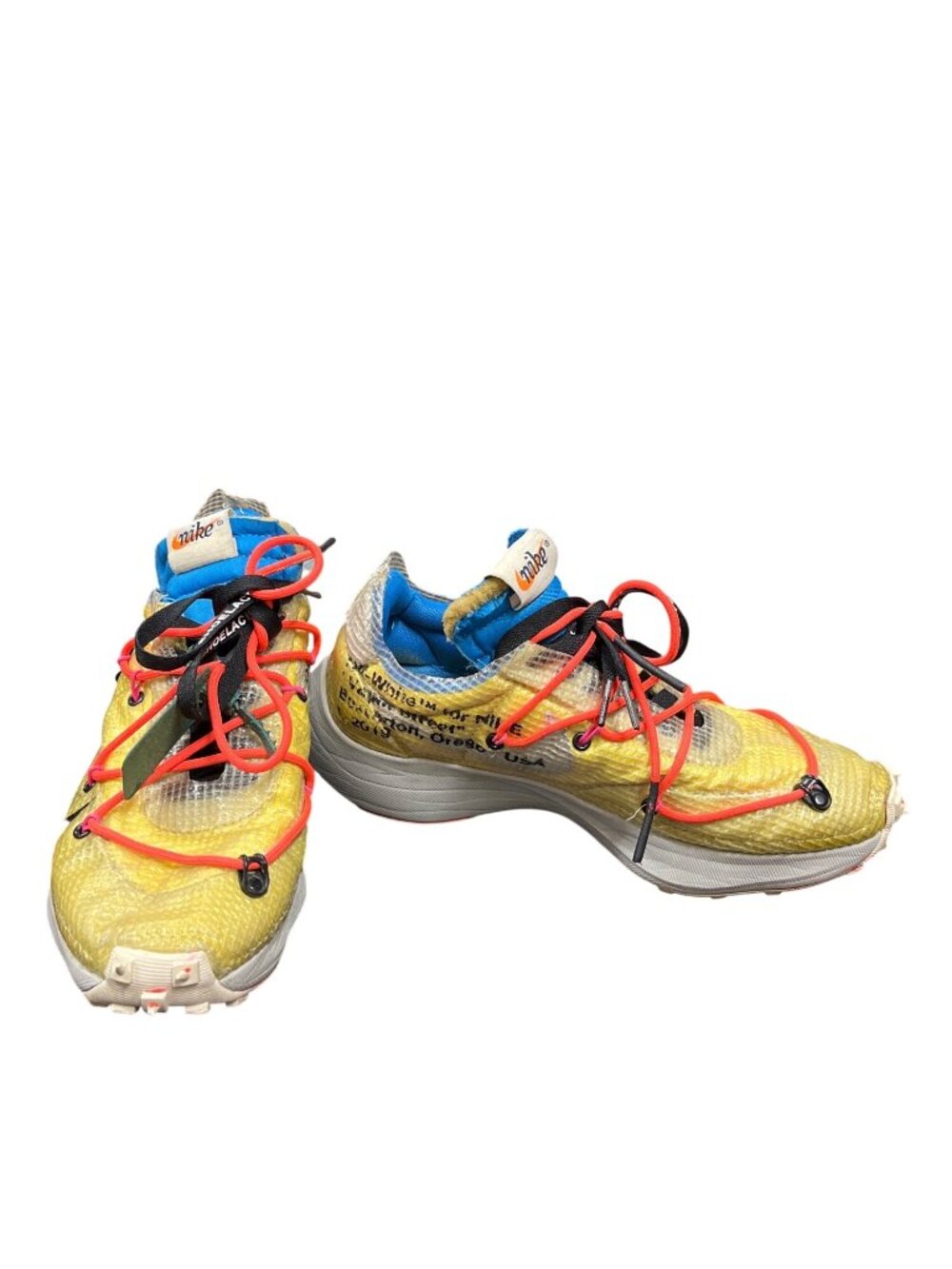 Nike Vapor Street off white low yellow tour wms sneakers sz 9 SKU 10-369